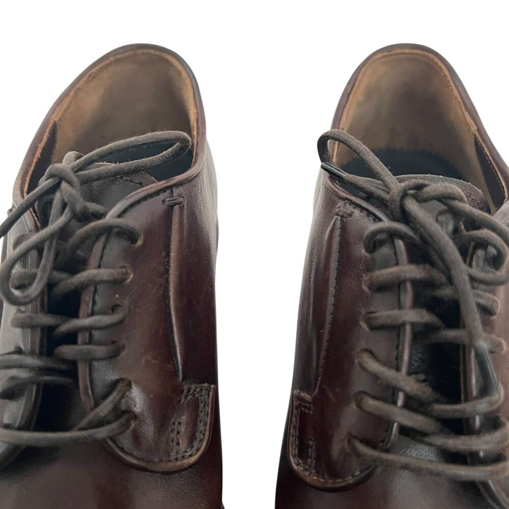 To Boot New York Brown Leather Oxford Shoes Men Size 8 - Picture 5 of 12